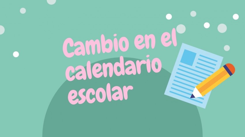 2Cambio en el calendario escolar Curso 2020-2021