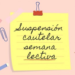 Suspensión cautelar semana lectiva